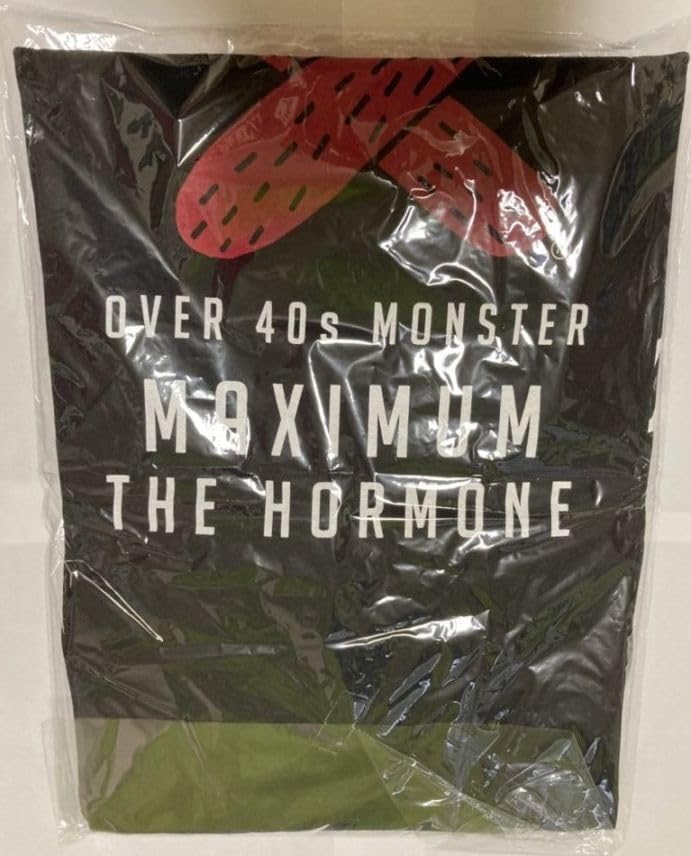 Maximum the Hormone "Refreshing Kidokid Series" Forties Monster T-Shirt [Bitch Black] L