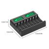 8 Slots Battery Charger AA/AAA Digital Display Rechargeable Batteries Charging Accessory Household Office Charge