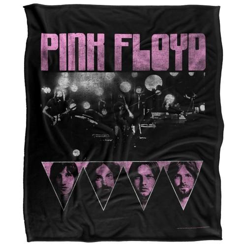 Pink Floyd Silky Heads Supersoft Blanket