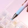 Rotierender Nailart-Punktierstift für Strasssteine mit 360-Grad-Spitze, rutschfestem Griff, Nailart-Punktierstift für DIY-Nageldesigns