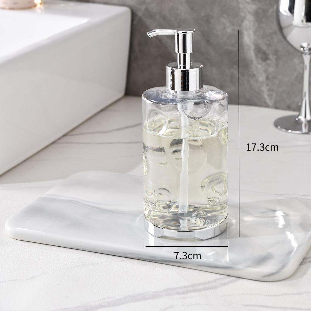 550ml Plastic Cheese Lotion Bottle Luxury Shampoo Shower Gel Hand Sanitizer Household Bathroom Counter Press Soap Dispenser