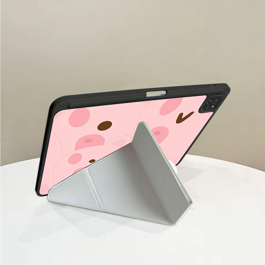 Holder Cover Tablet Case For iPad Pro 11th 10th 9th 8th 7th 12.9inch Mini 6 7 Air 4 5 M3 M2 1 2 M4 11inch Pro 2025 Pig