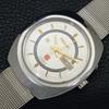 AUTOMATIC VINTAGE RICOH R31 JAPAN MENS SILVER COLOR DIAL WATCH a701943-5 R207-a701943