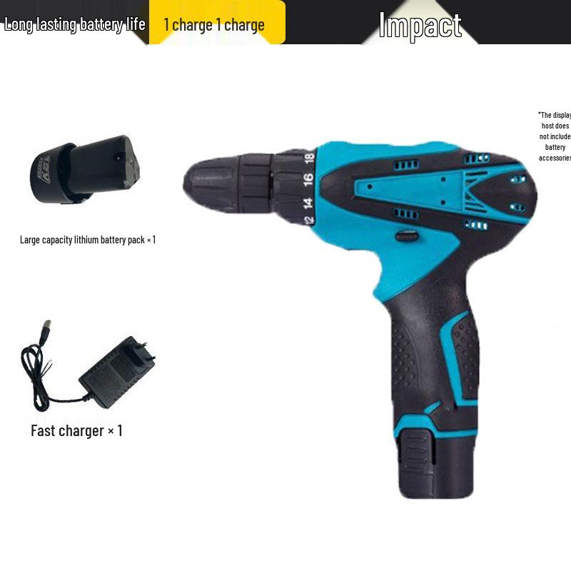 12V High-Power Cordless Dual-Use Lithium Drill & Electric Screwdriver