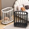 Movable Dirty Clothes Basket Moisture-proof Yoga Mat Storage Basket Laundry Basket  Home Use