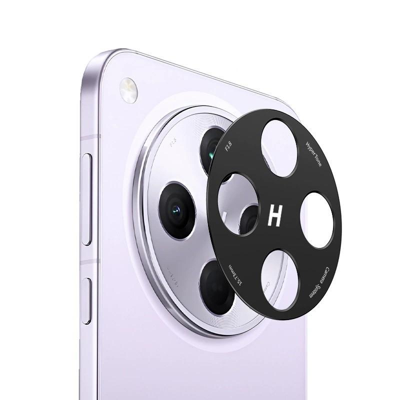 

For Oppo Find X8s+ 5G Metal Camera Lens Protector WANLONFENG LHJ Series Integrated Lens Film Black