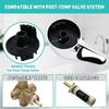 Ergonomic Bathroom Faucet Handle Replacement Mattes Corrosion Resistant for Posi Temp MoControl Valves Appearance
