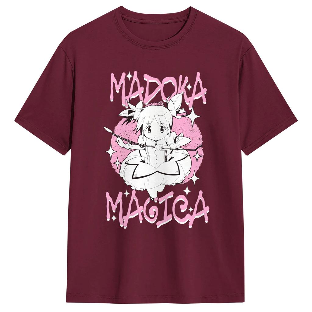 Mahou Shoujo Magi Madoka Magica T Shirt Unisex Funny TShirts Summer O Neck Leisure Tees Cheap Plus Size Clothes