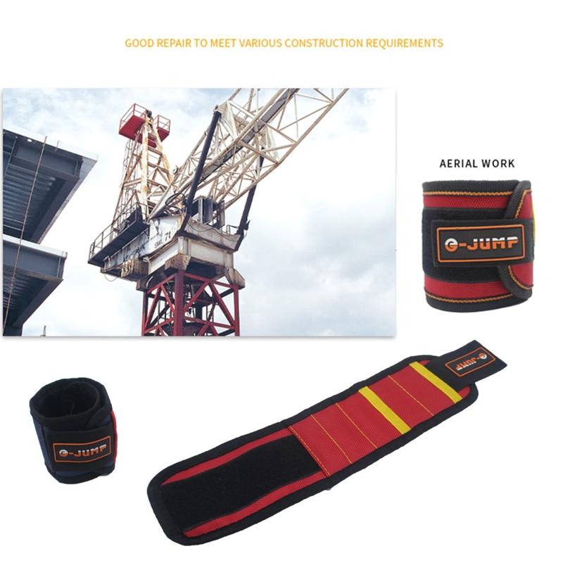 Magnetic Wristband Adjustable Tool for Decoration Electric Power Automobile Maintenance Gifts for Men//DIY Handyman