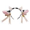 Great Milk Cow Ears Hair Clip Cartoon Role Playing for Head Loop Headgear Costume Party Hairpin Themed Parties Headdress
