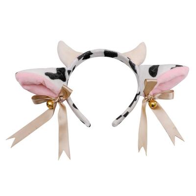 Geweldige Melkkoe Oren Haarclip Cartoon Rolspel voor Hoofdband Hoofddeksel Kostuumfeest Haarpin Themafeesten Hoofddeksel