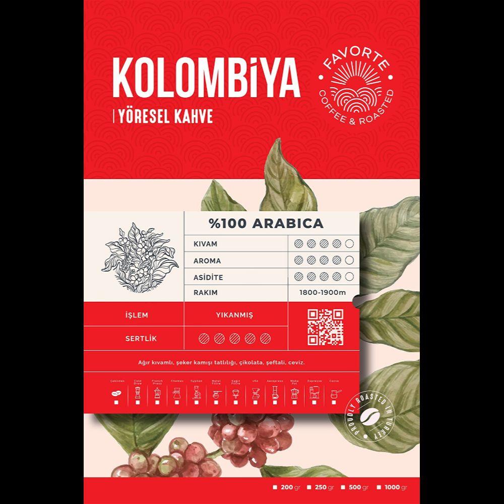 Cafea cu filtru local columbian Favorte 200 gr 100% Arabica