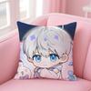 game L-Love and Deepspace Cushion Cover Comfortable Reversible Pillow Cover Ideal for Car Sofa Bedroom & Beyond