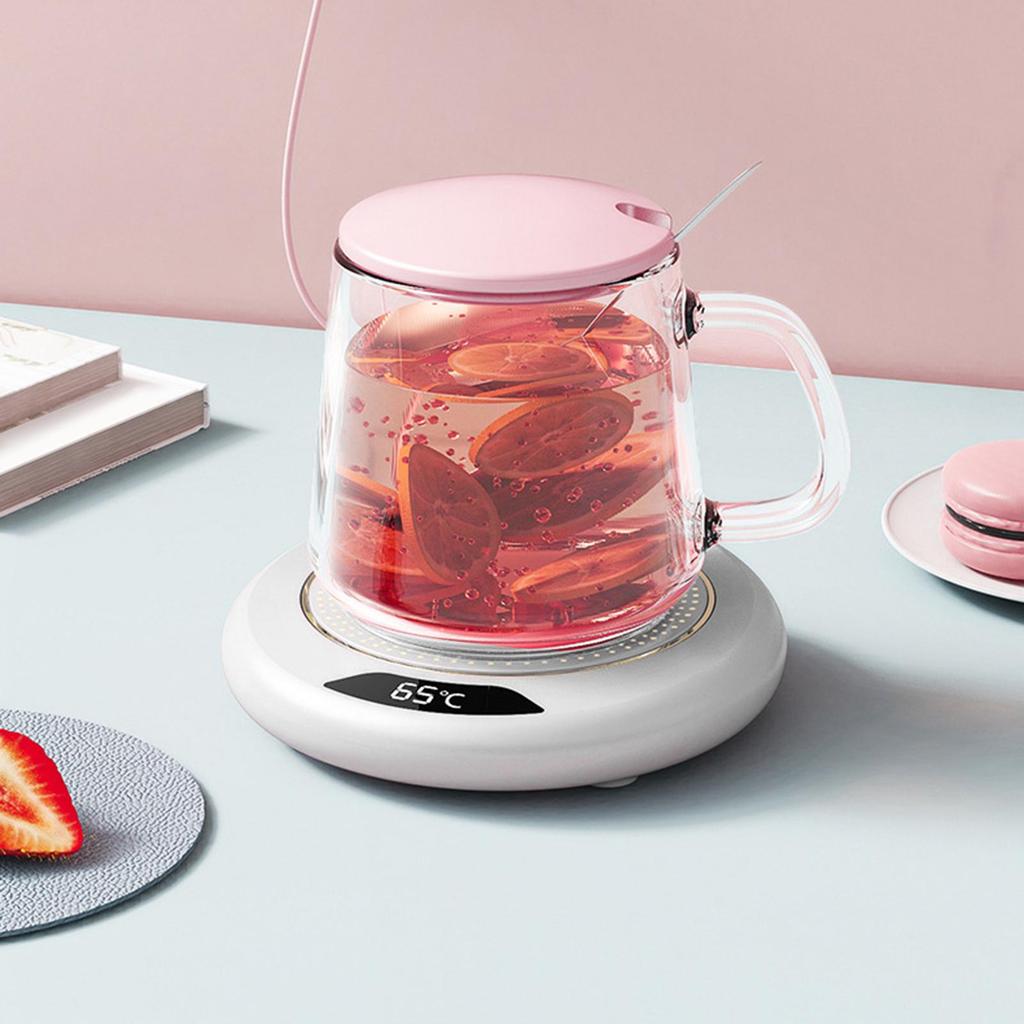 Beverage Cup Warmer,Constant Temperature Coaster,3 Setting,Smart Coffee for Travel Home