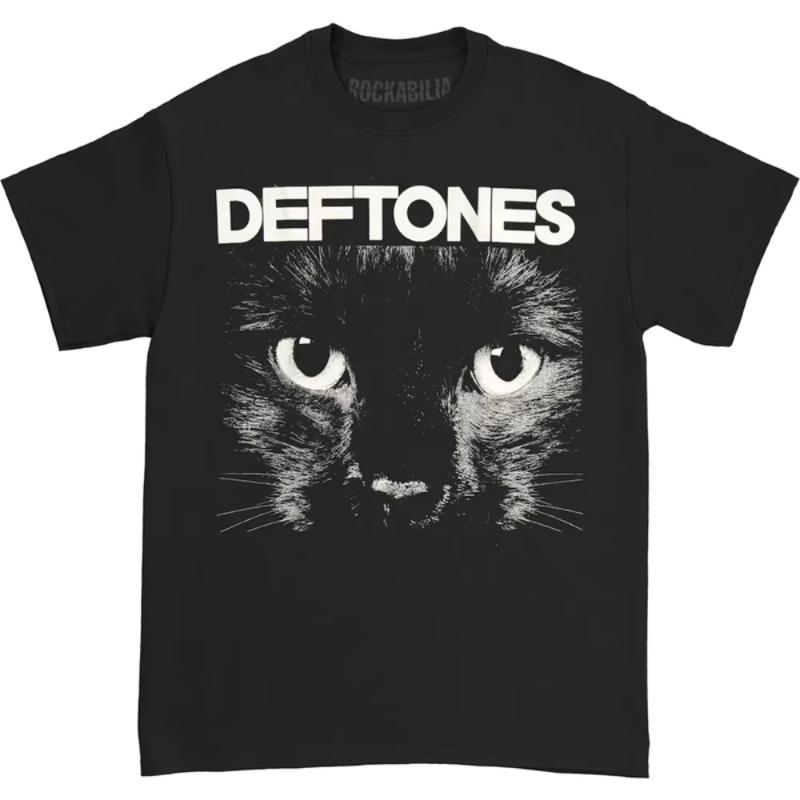 Deftones printed T-shirts for summer and autumn 2025 loose and casual short-sleeved men's and women's sport tops