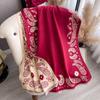 Winter Women Cashmere Scarf Thick Warm Pashmina Shawls Chunky Wraps Jacquard Lady Blanket Echarpe Bufanda Hijab 68*180cm
