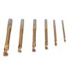 6 Pcs Spiral Saw Drill Bit 3 To 8mm HSS Serrated Side Cutting Drill Bits for Wood Metal Plastic