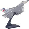 Diecast F16 Bojové letadlo Falcon Model letadla Armádní letectvo Hračky Vojenské letadlo Zatáhněte se světly a zvuky