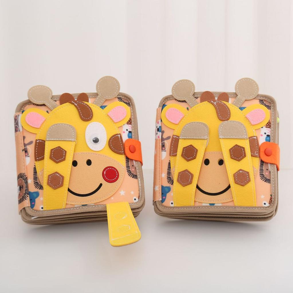 Children Can't Tear Up Deer Books, Good Night Felt Quiet Book Toys, Early Education Pop-up Books, Enlightenment Baby Cloth Books