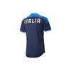 Puma Figc Italy National Team Match Training Short Sleeve Soccer Jersey 20-21 Season Men Tops Blue 757219-04