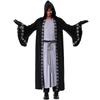 Mittelalterlicher Umhang Cos Grim Reaper Kostüm, Umhang Zauberer Robe, Kostüm eines Priesters aus dem Nahen Osten, Halloween Kostüm