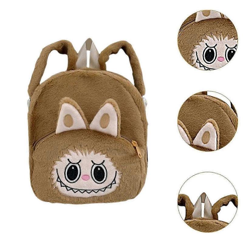 Kids Backpack Adorable with Zipper Closure Novelty Adjustable Shoulder Strap Purple-KAKA