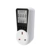 Digital Display Electrical Energy Monitor Socket LCD Screen Backlight Watt Meter Socket EU/US/UK Plug Real-time Monitoring