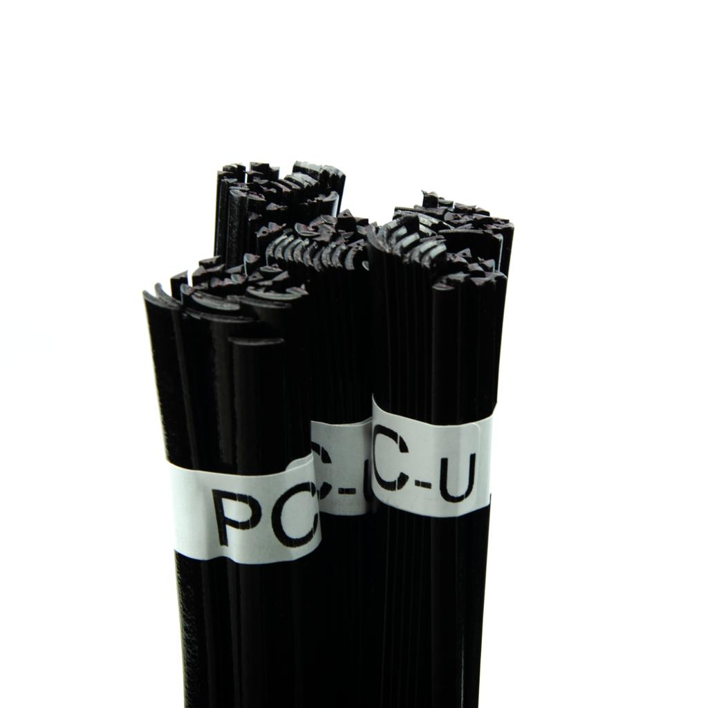 Rosfix Spoiwo do Spawania Plastiku PC-U Czarne 100g – Wysoka Jakość | Temperatura Topnienia 320-360°C | Idealne do Zderzaków i Kratek Wlotowych