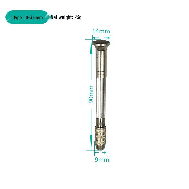 Mini Hand-Twist Drill for Gold, Diamond, Amber, and Bodhi Hole Punching