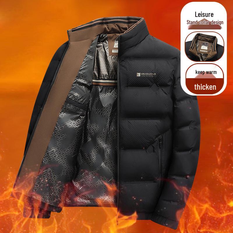 

Мужская легкая куртка Xudengbao с хлопковой подкладкой и воротником-стойкой 5XL