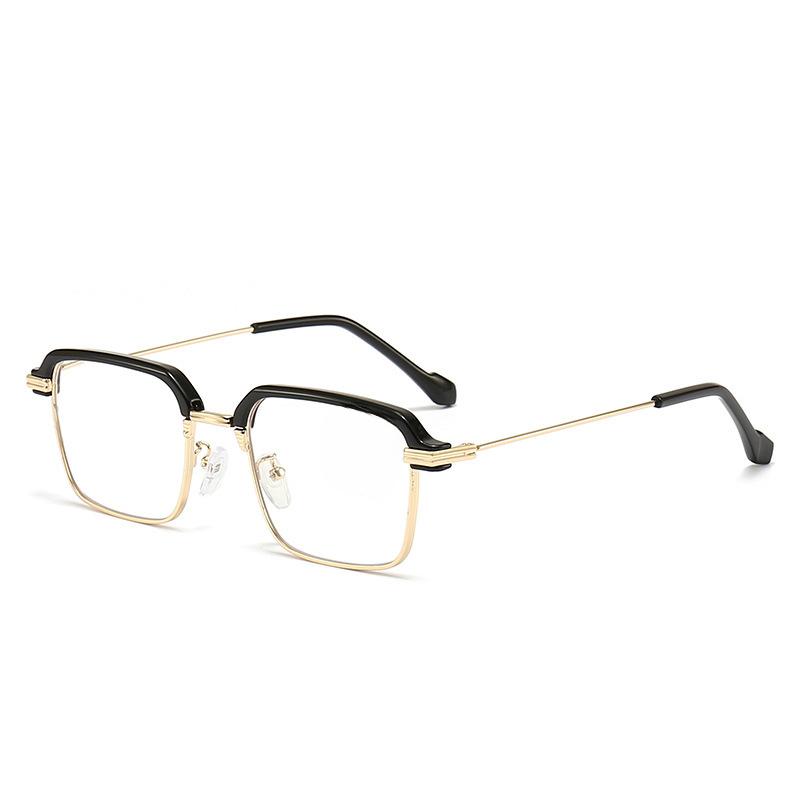 

Anti Blue Light Reading Glasses Metal Frame Business Classic Presbyopic Glasses for Men Women 1