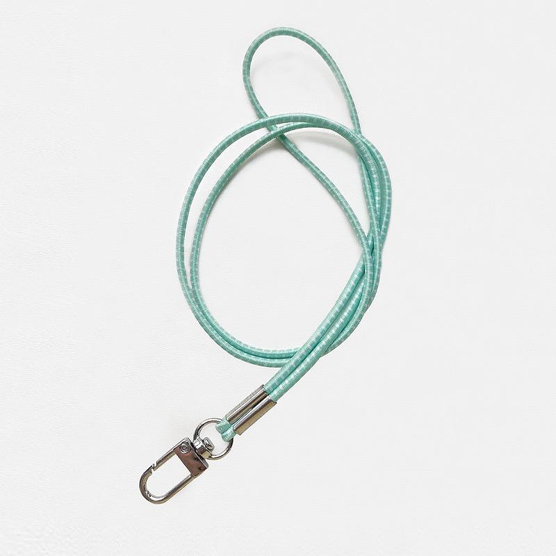 Длинный однотонный ремешок-шнурок через плечо для телефона, подвеска, шейный ремешок, наплечный держатель для ключей зелёный