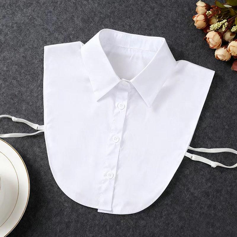 Shirt Sweater White Fake False Collar for Womens Formal Suit Neck Choker Adjustable Detachable Collar Decorative Female Necktie