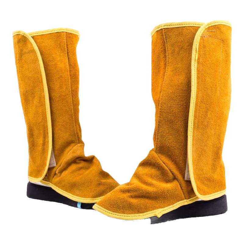 Bingyu Welder s Flame Retardant Cowhide Leg Protectors
