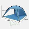 Outdoor Strandgras Camping Polyester Sonnenschutz Wasserdicht Dreiseitige Belüftung Zelt Tragbar Einfach Aufzubauen Campingausrüstung