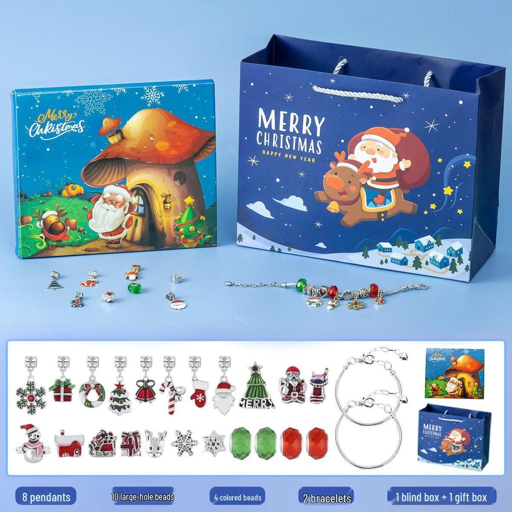 Advent Surprise Blind Box Set: DIY Creative Countdown Jewelry Christmas Gift
