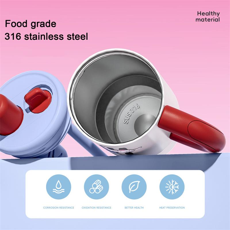 COOKER KING 1200ML Thermos Bottle Stainless Steel Insulated Tumbler Large Capacity Ice Cup with Straw Outdoor Thermos Cup Gifts