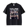 Funny Dan Howell Phil Lester Printed T Shirt Unisex Unisex High Quality Oversized Streetwear Tshirts Vintage 100 Cotton T Shirts