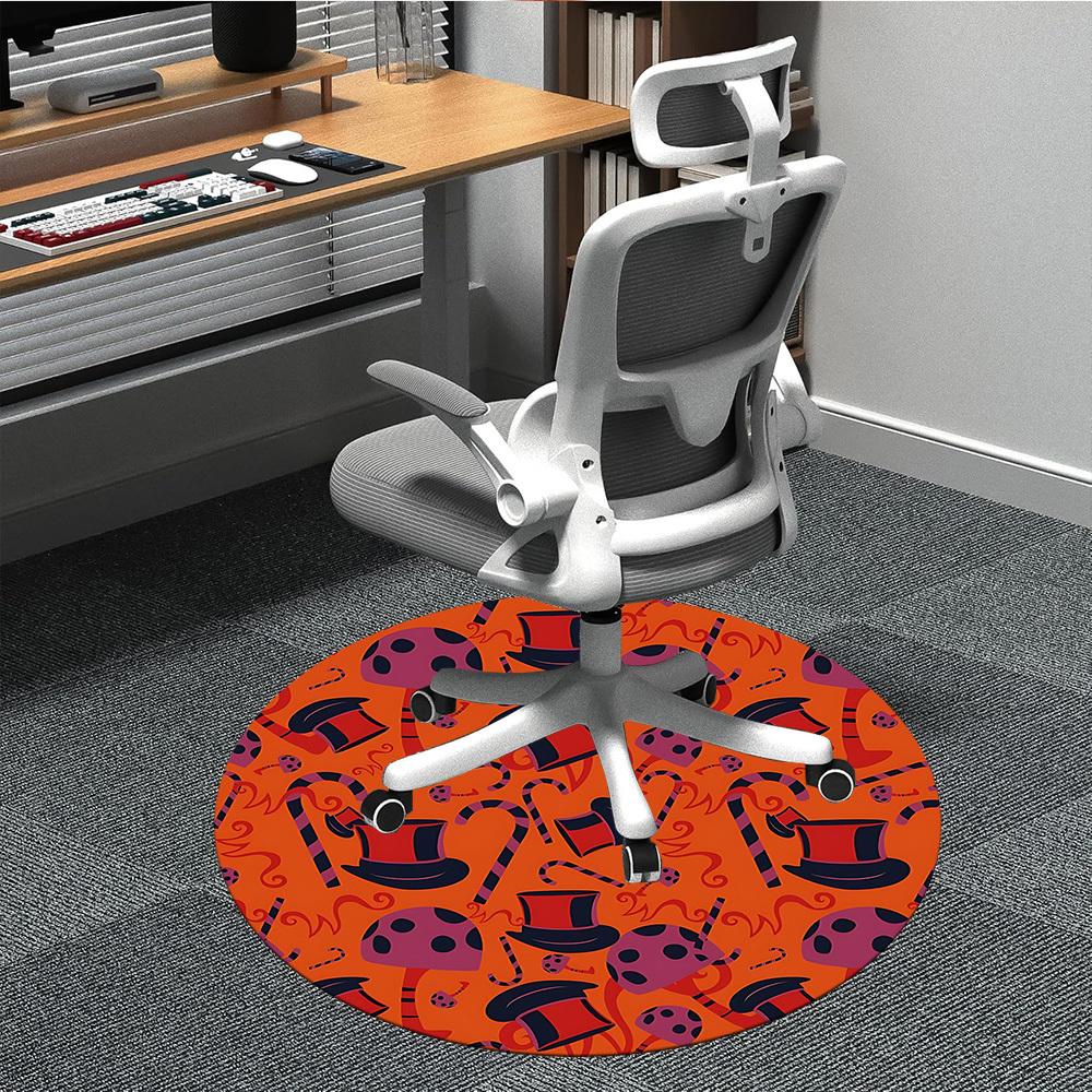 

1pc Charlie and the Chocolate Factory Chair Carpet for Office Non-Slip, Indoor Non-Slip Washable Carpet, Non-Shedding Mat For Office yy251030042 80cm by 80cm