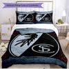 3pcs Duvet Cover Set (1*Duvet Cover + 2*Pillowcase, Without Core), SC Freiburg Print Soft All‑Season Bedding Set, Home Bedroom Decor Gift