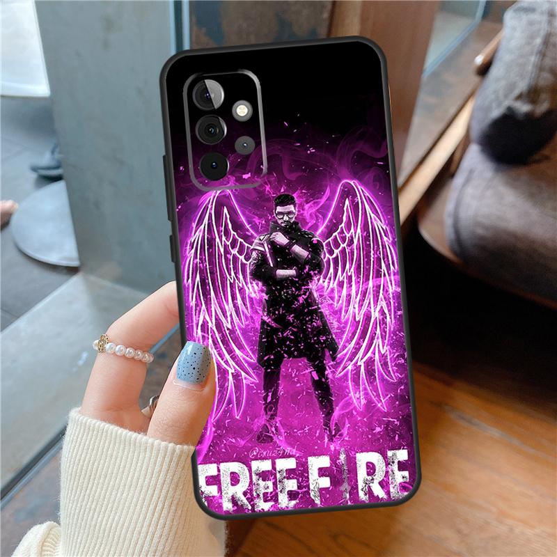 Free Fire Game Case For Samsung Galaxy A54 A34 A14 A32 A53 A13 A73 A33 A51 A71 A12 A22 A52 A72 Case Cover