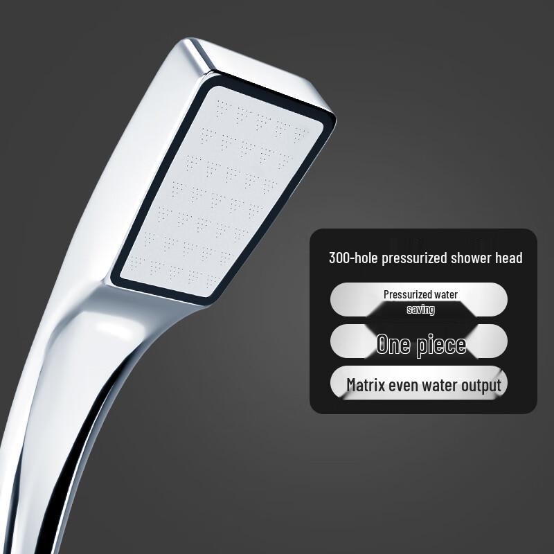 ZISIZ Pressurized Shower Head Set