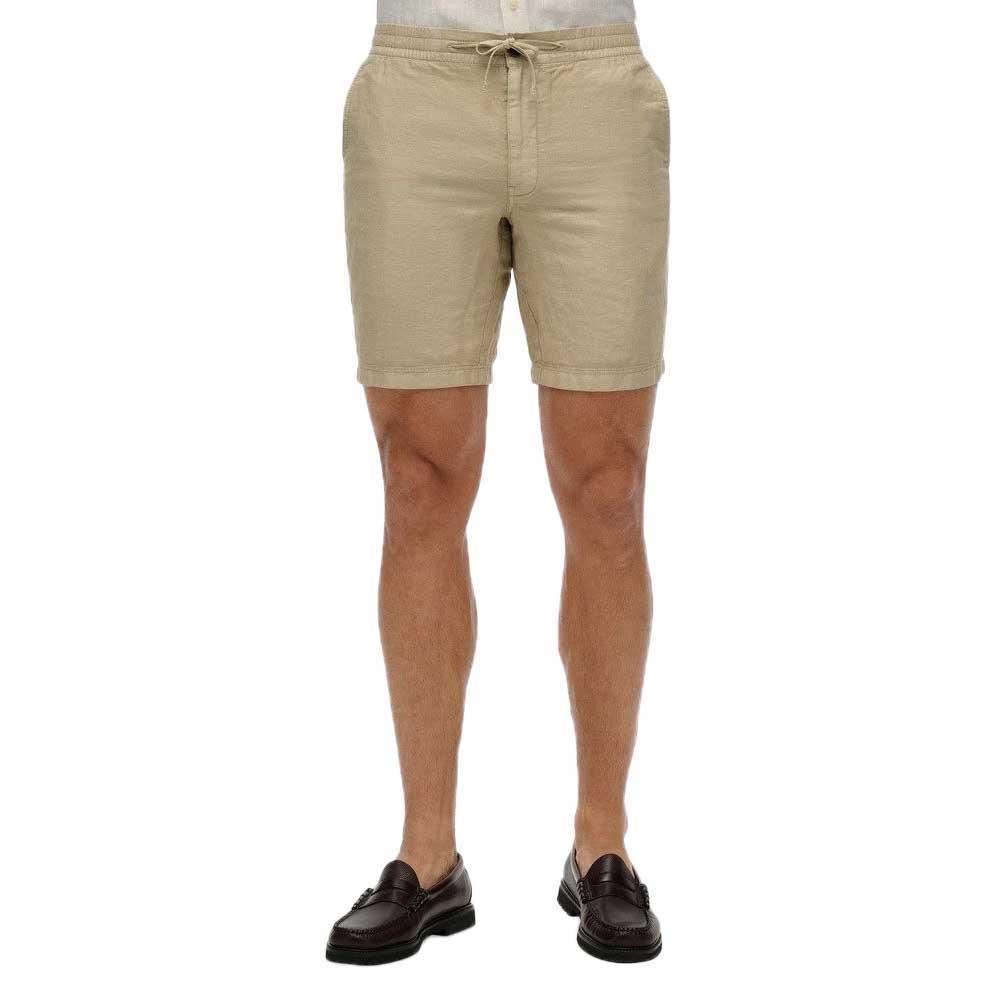 Superdry Weiß Leinenshorts The Merchant Store - Bild 3