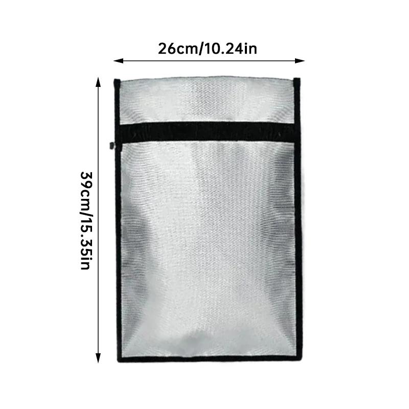 Fireproof Water Resistant Bag Faraday Storage Cage Phones Signal Blocker Pouch Home Storage Organization Storage Bags