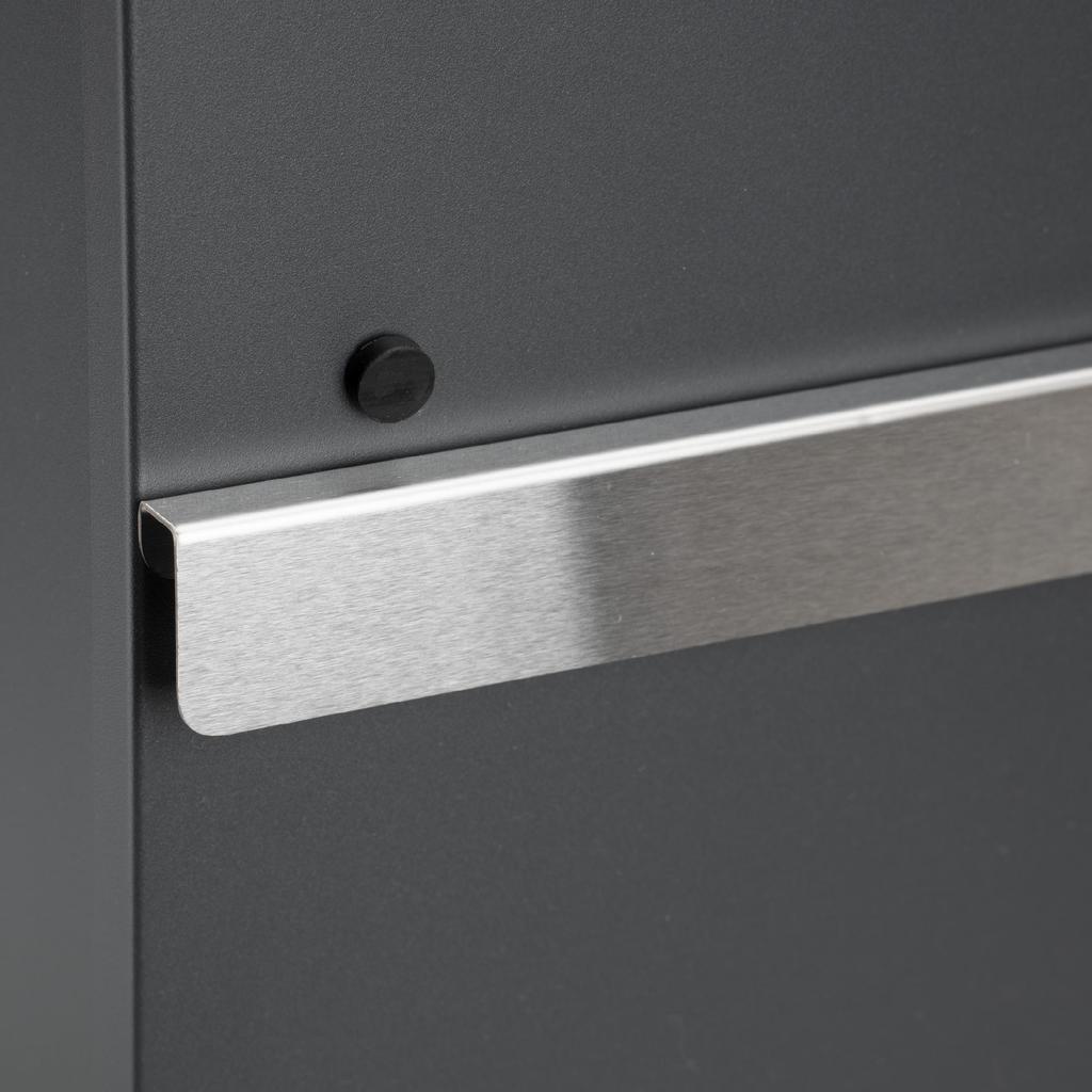 Norton Anthracite Letterbox With Inscriptions