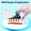 500-100Pcs Disposable Gloves Clear Anti-Slip Design Food Catering Baking Beauty and Hairdressing Transparent Gloves Wholesale
