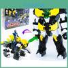 Mini Forças Especiais Super Poder Dinossauro 2 Poder Rei Fera 4 Armadura Mech Transformável Brinquedo Infantil Material Abs