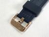 R046012P0 SEIKO 5 Sports 22mm Silicone Rubber Band Black for via SBSA028/ 4R36-07G0 (Ships Nekoposu)