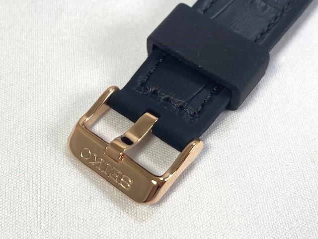 R046012P0 SEIKO 5 Sports 22mm Silicone Rubber Band Black for via SBSA028/ 4R36-07G0 (Ships Nekoposu)