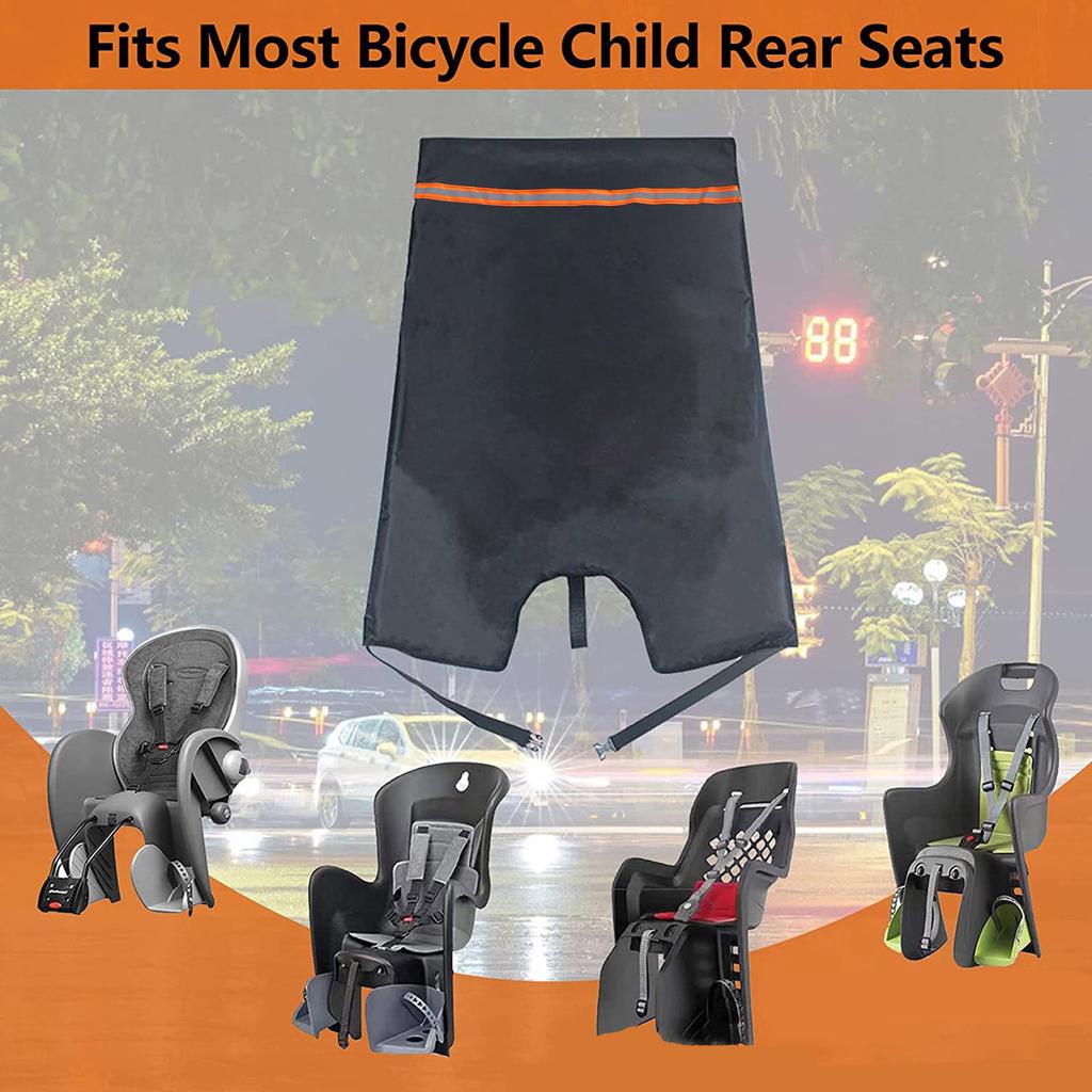 Oxford Fabric Rain Shielding Protective Rain Cover Seat Rain Cover Ensuring Comfort & Dryness for Children Bikes  Seat